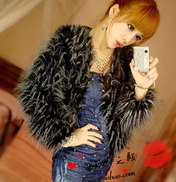 毛毛の暖外套雜志