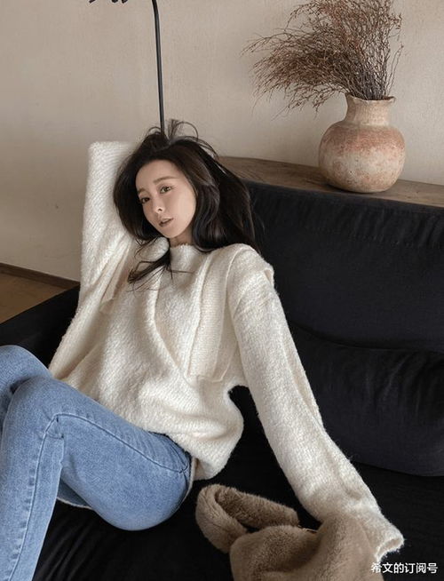 名流少女感的針織毛衣,上身真的是洋氣到飛起